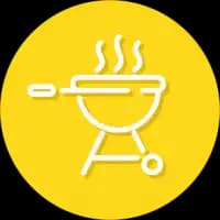 Quincho con asador, disco y horno de barro